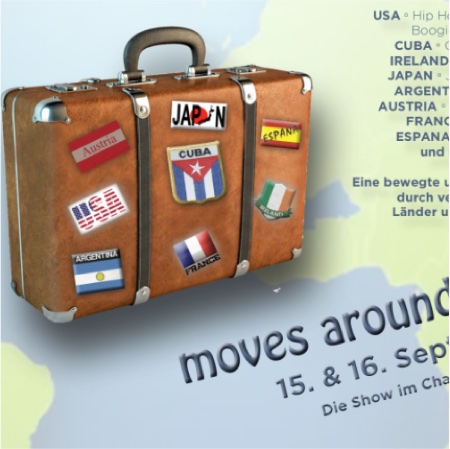 moves around the world